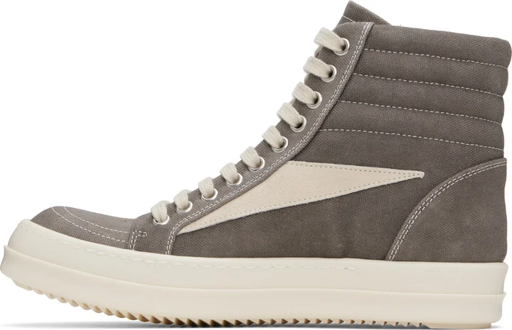 Rick Owens DRKSHDW Gray Vintage High Sneaks Sneakers - Image 3