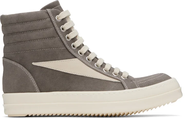 Rick Owens DRKSHDW Gray Vintage High Sneaks Sneakers