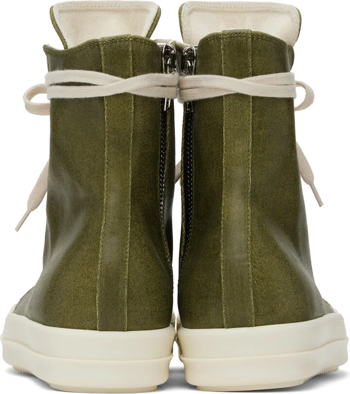 Rick Owens DRKSHDW Khaki Porterville Sneaks Sneakers - Image 2