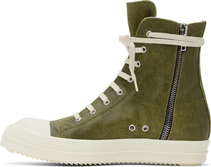 Rick Owens DRKSHDW Khaki Porterville Sneaks Sneakers - Image 3