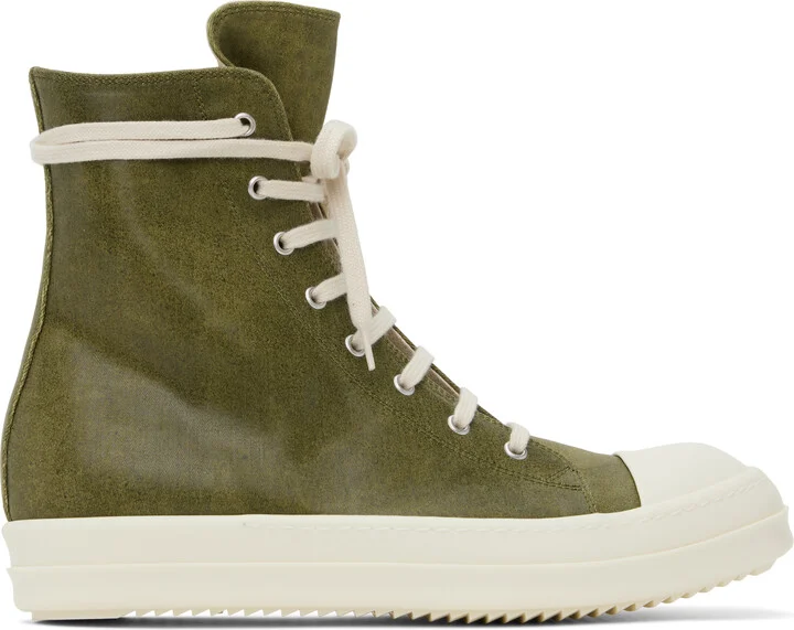 Rick Owens DRKSHDW Khaki Porterville Sneaks Sneakers