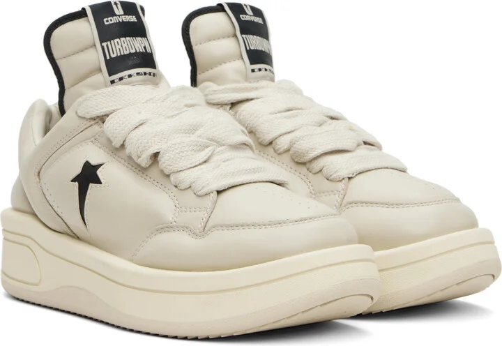 Rick Owens DRKSHDW Off-White Converse Edition TURBOWPN Ox Sneakers - Image 4