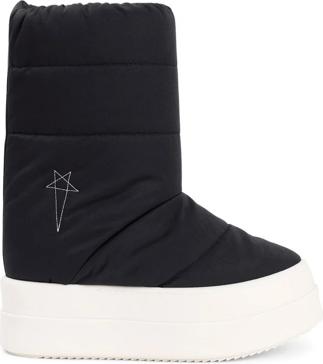 Rick Owens DRKSHDW Star Detailed Platform Padded Boots