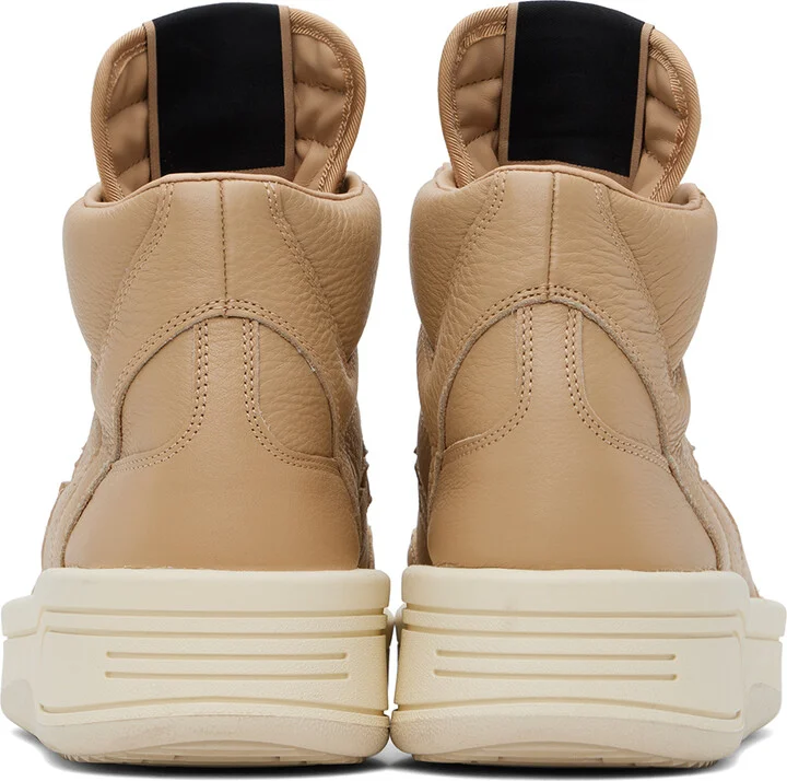Rick Owens DRKSHDW Tan Converse Edition TURBOWPN Mid Sneakers - Image 2