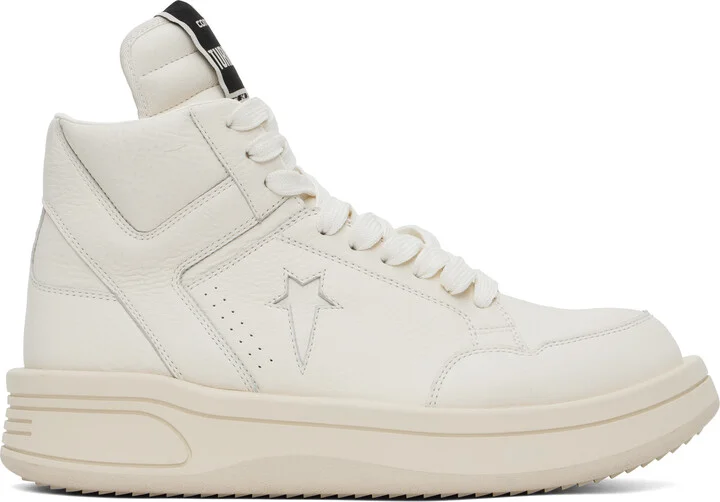 Rick Owens DRKSHDW White Converse Edition TURBOWPN Sneakers