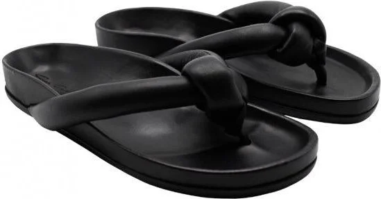 Rick Owens Fogachine Knotted Slip On Strap Sandal Shoes - Image 2