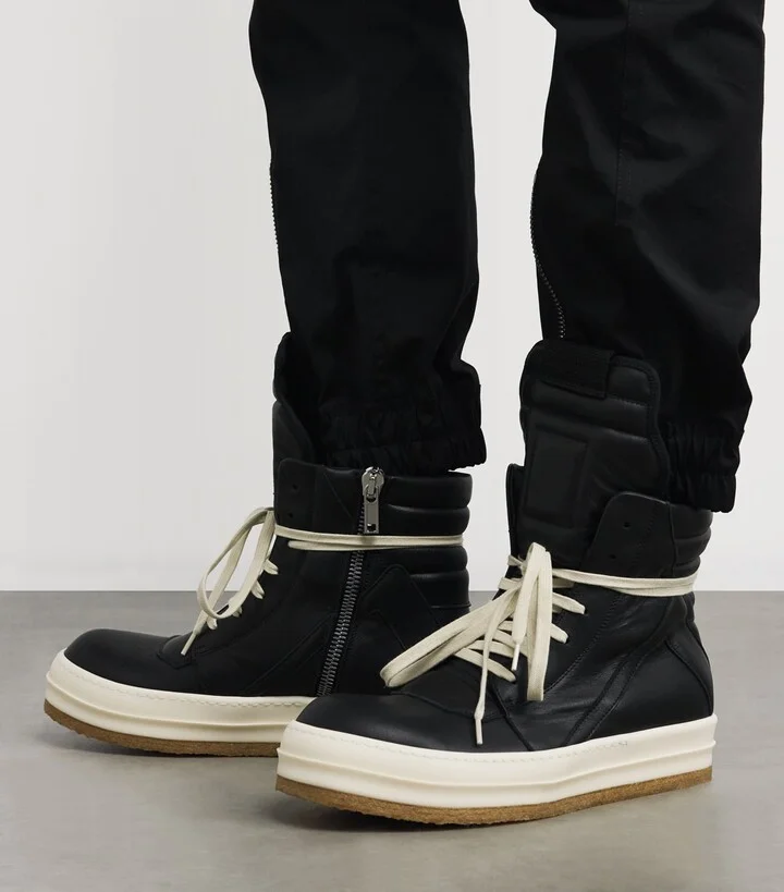 Rick Owens Geobasket High-Top Sneakers - Image 2