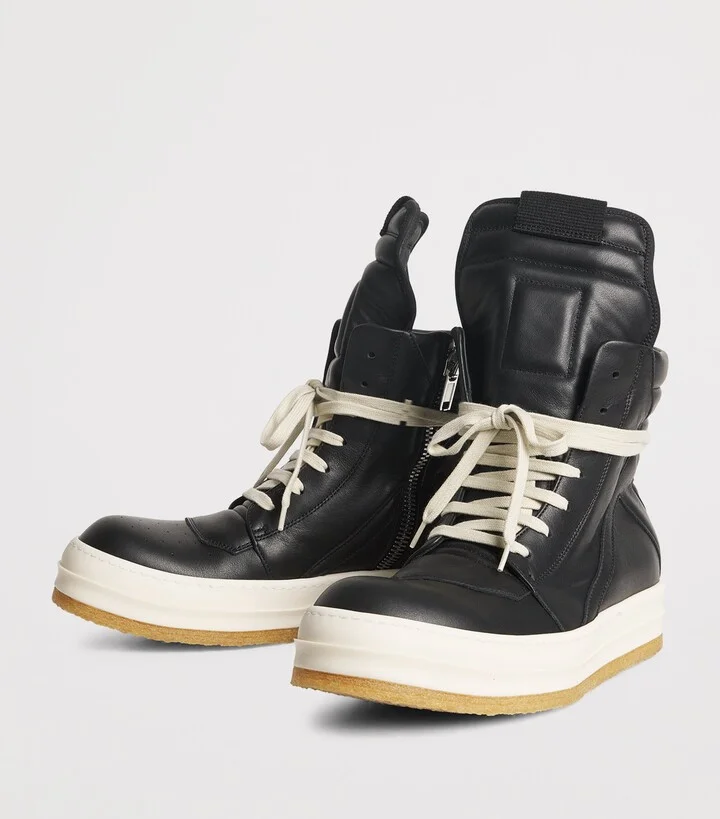 Rick Owens Geobasket High-Top Sneakers - Image 3