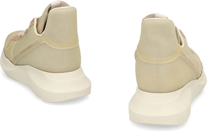 Rick Owens Geth Leather High-Top Sneakers - Image 4