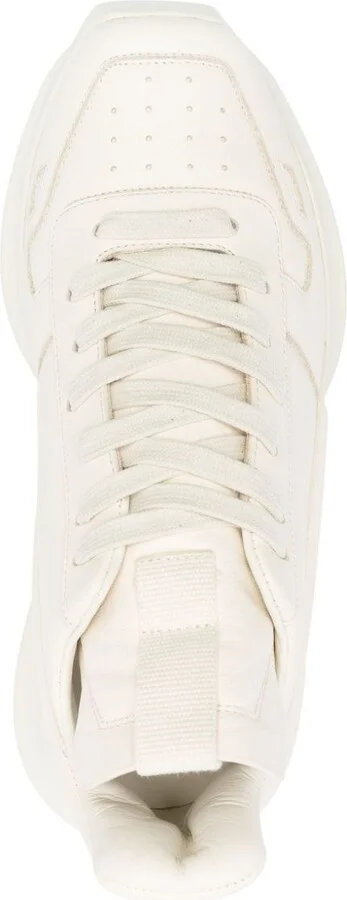 Rick Owens Geth Runner Leather Sneakers - Image 2