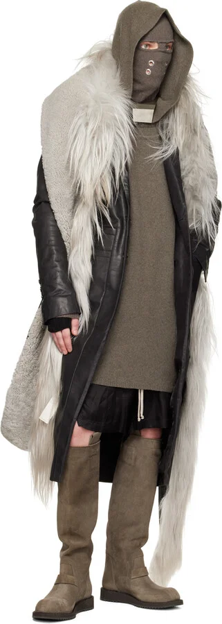 Rick Owens Gray Anthem Jack Boots - Image 5