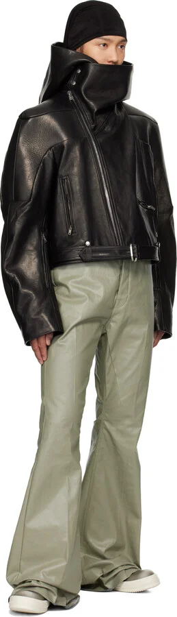 Rick Owens Gray Hollywood Geobasket Sneakers - Image 5