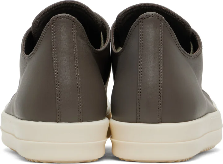 Rick Owens Gray Hollywood Low Sneakers - Image 2