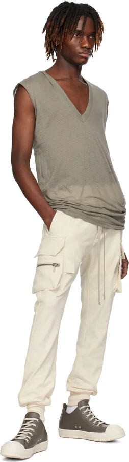 Rick Owens Gray Hollywood Low Sneakers - Image 5