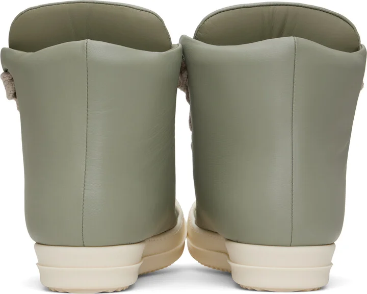 Rick Owens Green Hollywood Jumbolace Sneakers - Image 2