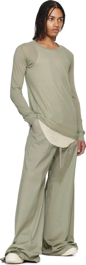 Rick Owens Green Hollywood Jumbolace Sneakers - Image 5