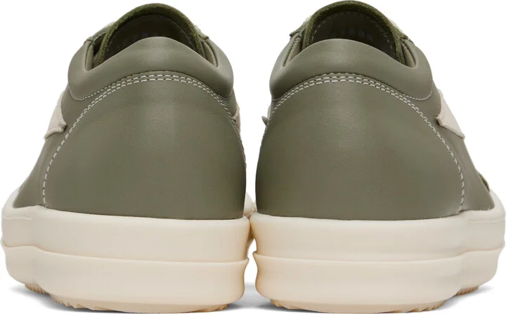 Rick Owens Green Hollywood Vintage Sneakers - Image 2