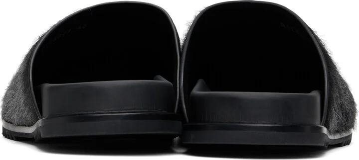 Rick Owens Gunmetal Hollywood Granola Mules - Image 2