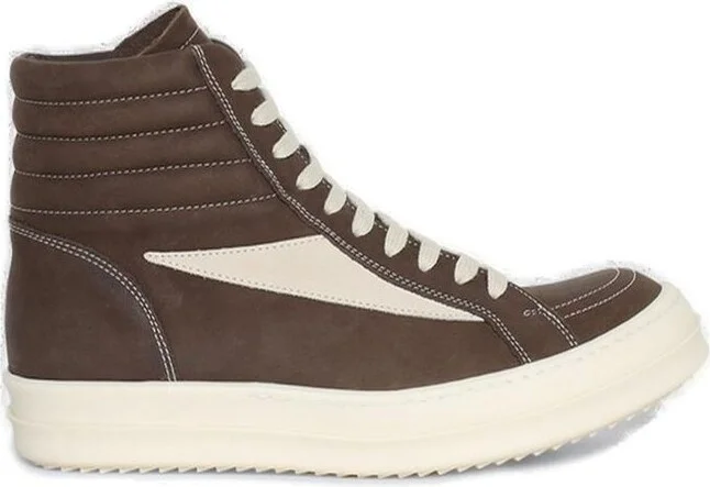 Rick Owens High Vintage Lace-Up Sneakers
