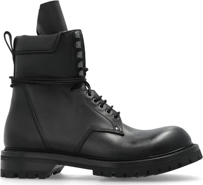 Rick Owens Hollywood Groppone Army Boots