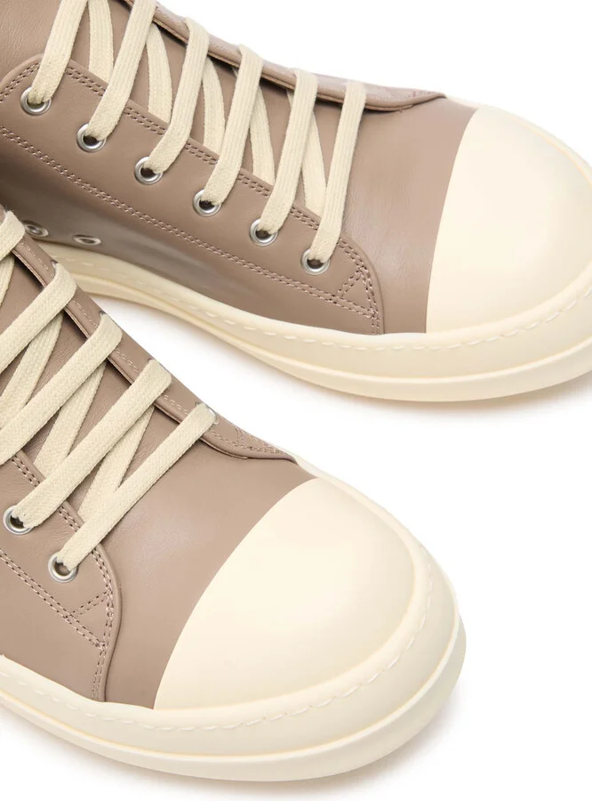 Rick Owens Hollywood Leather Sneakers - Image 3
