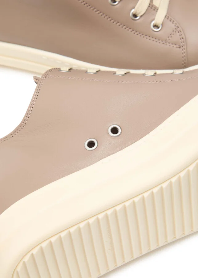 Rick Owens Hollywood Leather Sneakers - Image 4