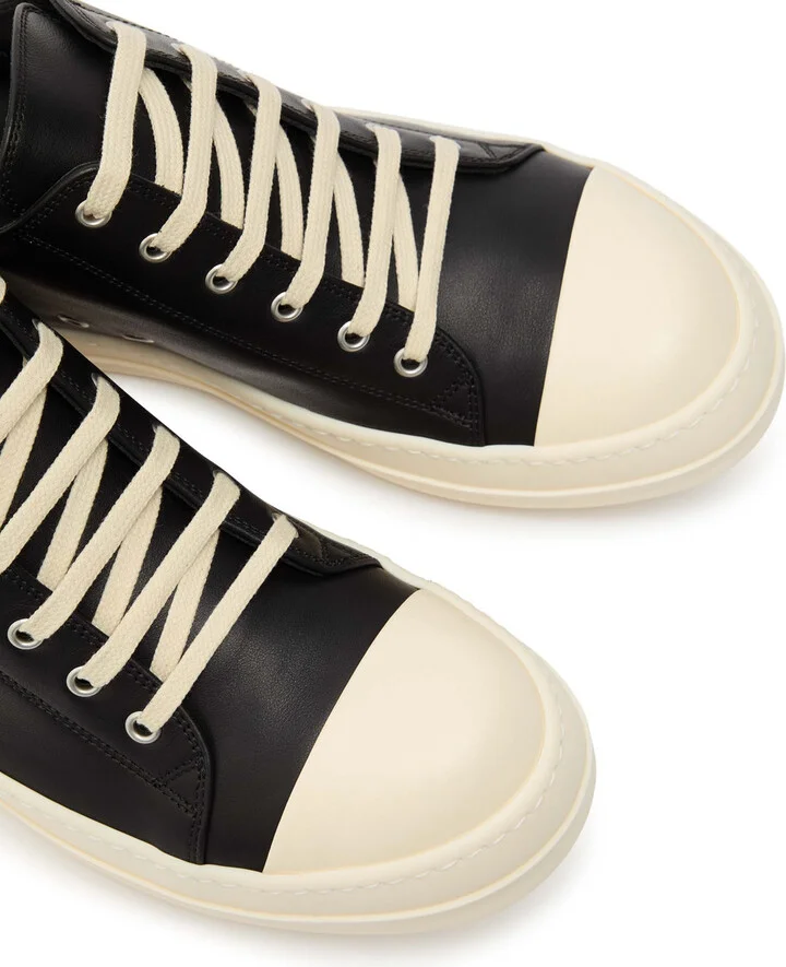 Rick Owens Hollywood Leather Sneakers - Image 3