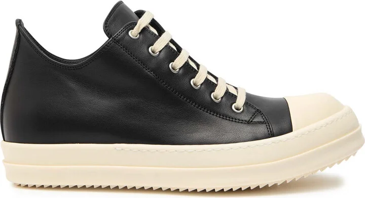 Rick Owens Hollywood Leather Sneakers