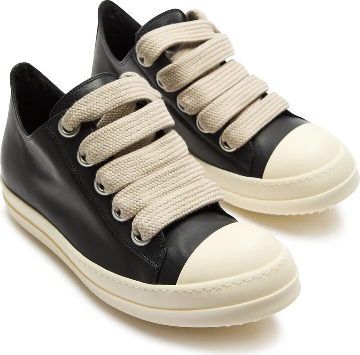 Rick Owens Jumbo Leather Sneakers - Image 3