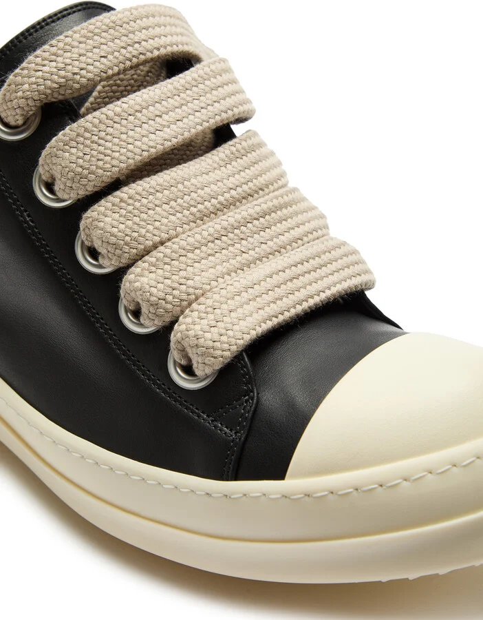 Rick Owens Jumbo Leather Sneakers - Image 4