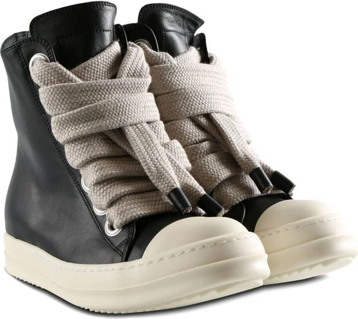 Rick Owens Jumbolace Leather Sneakers - Image 2