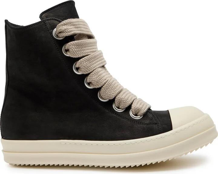 Rick Owens Jumbolace Suede Sneakers
