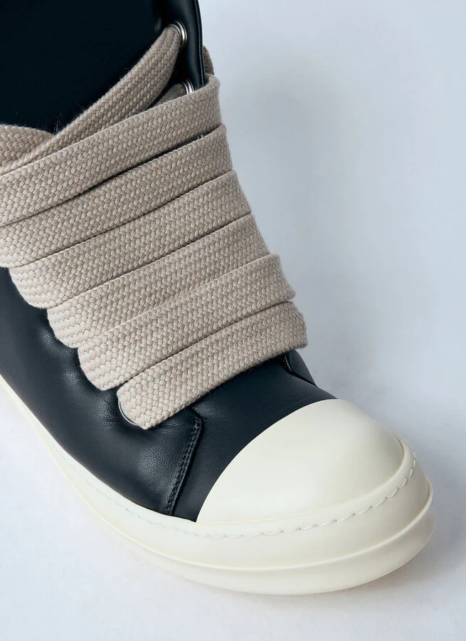 Rick Owens Jumbolaced Geobasket Sneakers - Man Sneakers Black Eu - 45 - Image 3