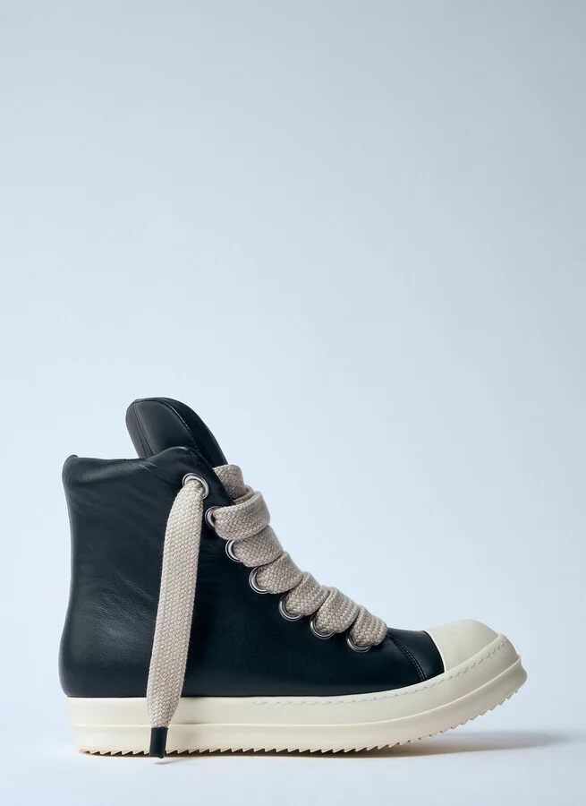 Rick Owens Jumbolaced Geobasket Sneakers - Man Sneakers Black Eu - 45