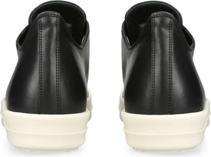 Rick Owens Leather Classic Low-Top Sneakers - Image 2