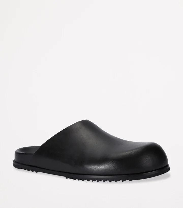 Rick Owens Leather Granola Mules - Image 3