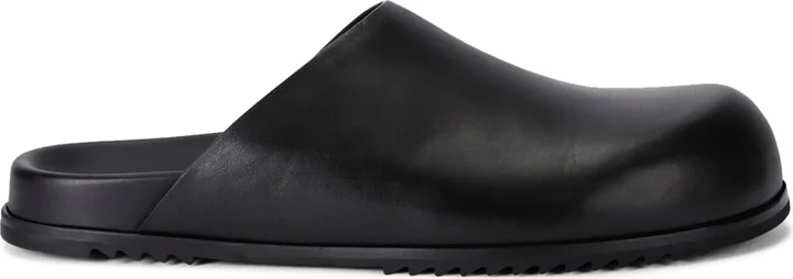 Rick Owens Leather Granola Mules