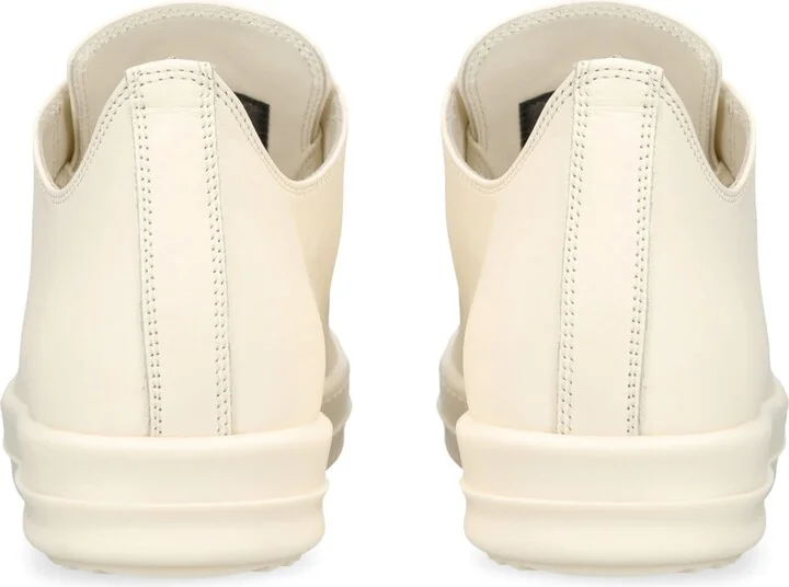 Rick Owens Leather Low-Top Sneakers - Image 2