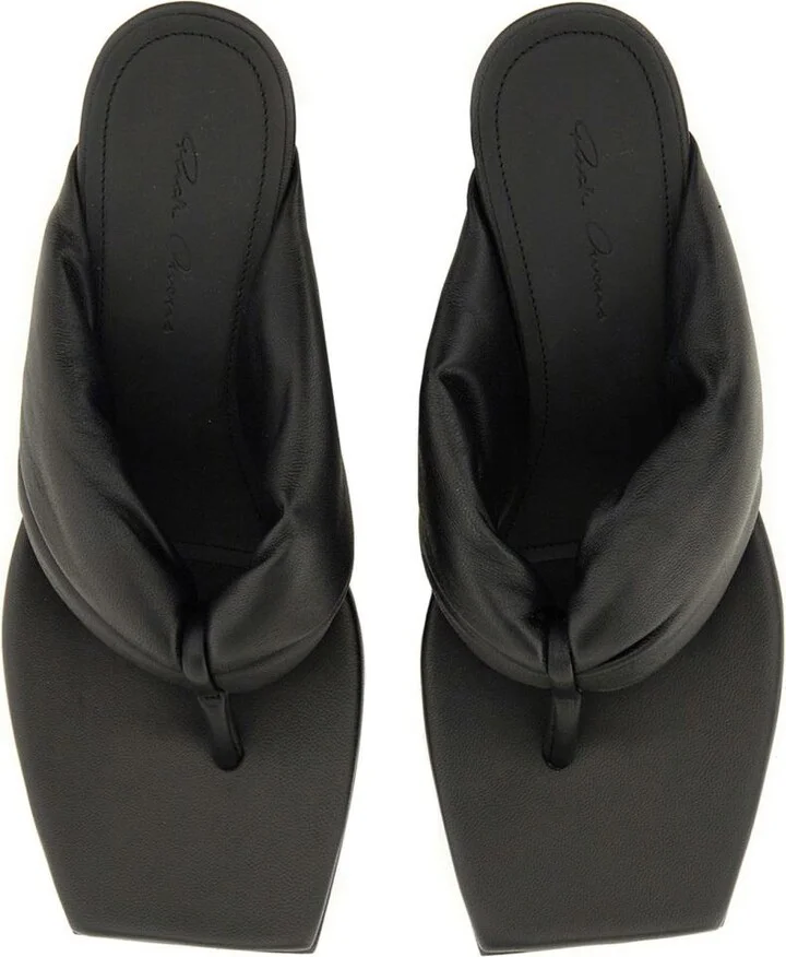 Rick Owens Leather Sandal - Image 3
