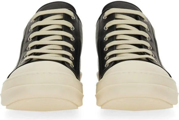 Rick Owens Leather Sneaker - Image 5