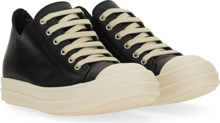Rick Owens Leather Sneaker - Image 2