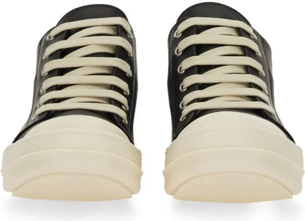 Rick Owens Leather Sneaker - Image 6