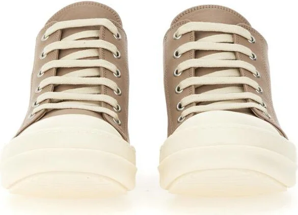 Rick Owens Leather Sneaker - Image 4