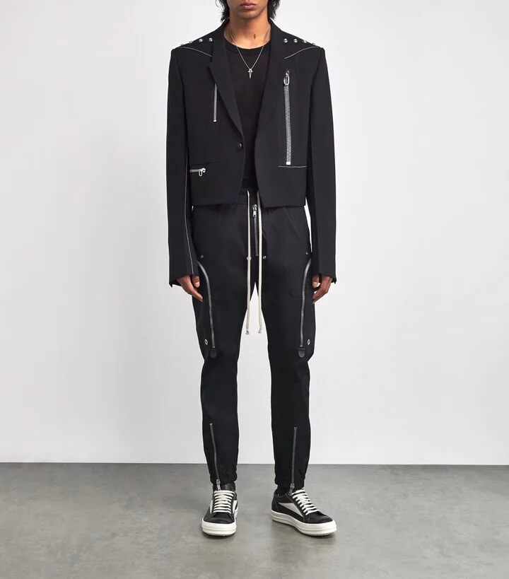 Rick Owens Leather Vintage Low-Top Sneakers - Image 6