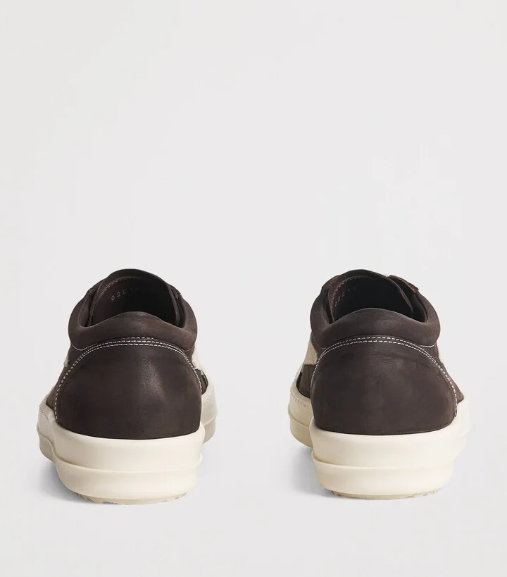 Rick Owens Leather Vintage Low-Top Sneakers - Image 4