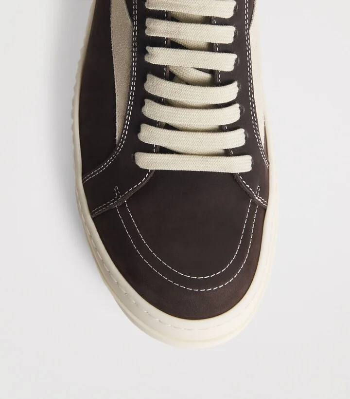 Rick Owens Leather Vintage Low-Top Sneakers - Image 5