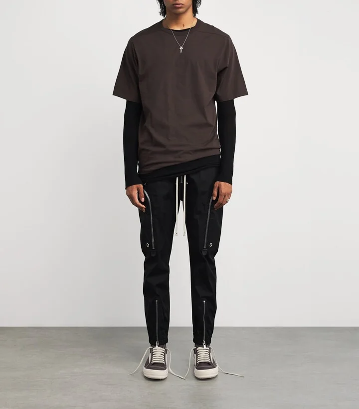 Rick Owens Leather Vintage Low-Top Sneakers - Image 6