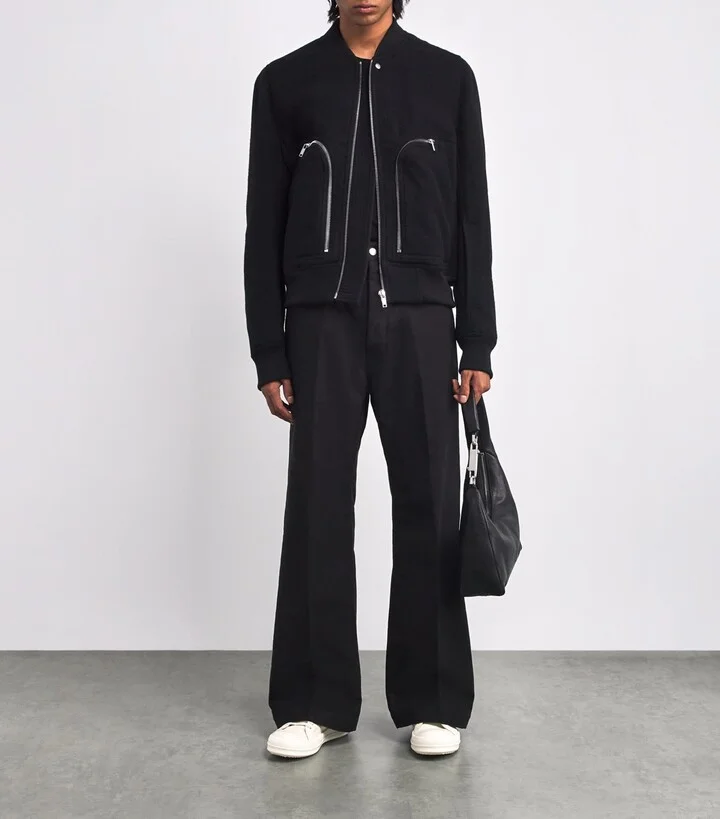 Rick Owens Leather Vintage Sneakers - Image 6