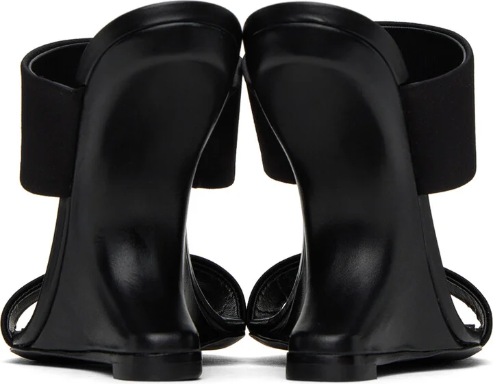 Rick Owens Lilies Black Cantileaver 11 Heeled Sandals - Image 2