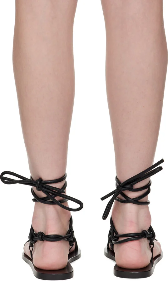 Rick Owens Lilies Black Hollywood Penta Sandals - Image 2